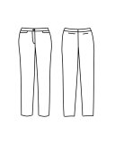 Zwischenmass Schnittmuster BUNDHOSE, 168 K (Kleiner Umfang)