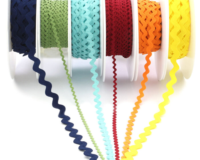 Zackenlitze ZACKI, 3 Breiten, 32 Farben, maigrün, 3 mm