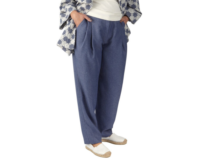 Zwischenmass Schnittmuster BUNDFALTENHOSE, 168 K (Kleiner Umfang)