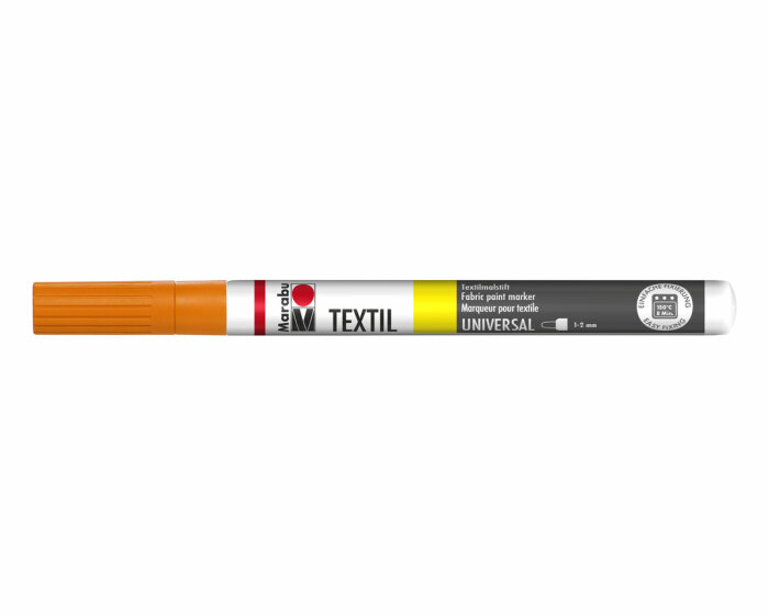 Textil Painter für helle Stoffe, Marabu orange 1-2 mm
