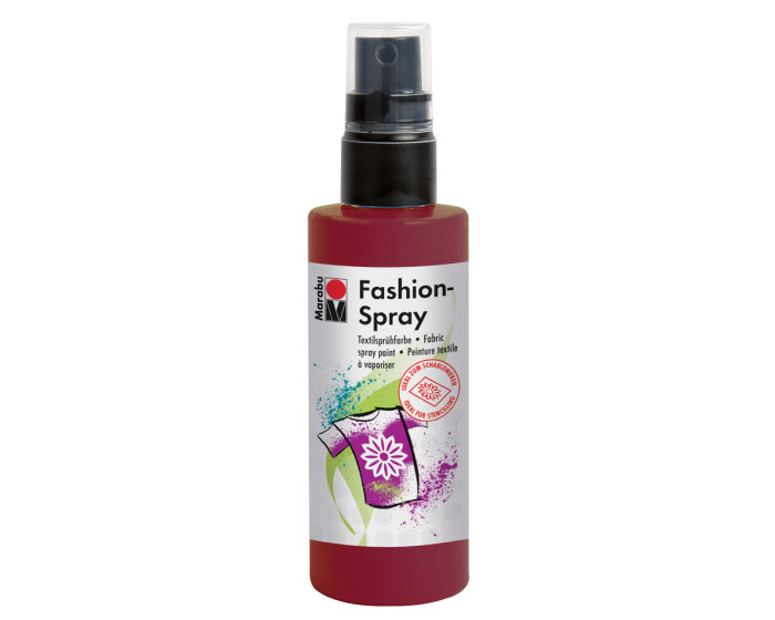 Textilfarbe zum Sprühen FASHION SPRAY, Marabu bordeaux