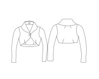 Zwischenmass Schnittmuster BOLERO, 168 K (Kleiner Umfang)