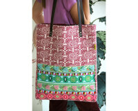 Webband ALCHEMY, Blüten-Ornamente, 50 mm breit, 3 Farben, hellgrün