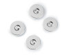 Magnetknöpfe zum Annähen, Prym silber