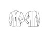 Zwischenmass Schnittmuster BLAZER MIT KLEINEM KRAGEN, 168 K (Kleiner Umfang)