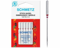 Stickmaschinennadeln EMBROIDERY, Schmetz 75