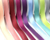Satin-Schrägband MONOCHROME, einfarbig aubergine