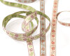 Satin-Webband ROSELINE, Rosen, 9 mm breit, 7 Farben, braun-beige