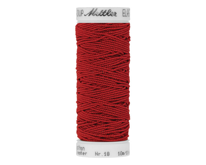 Elastischer Nähfaden ELASTIC, 10 m, Mettler rot