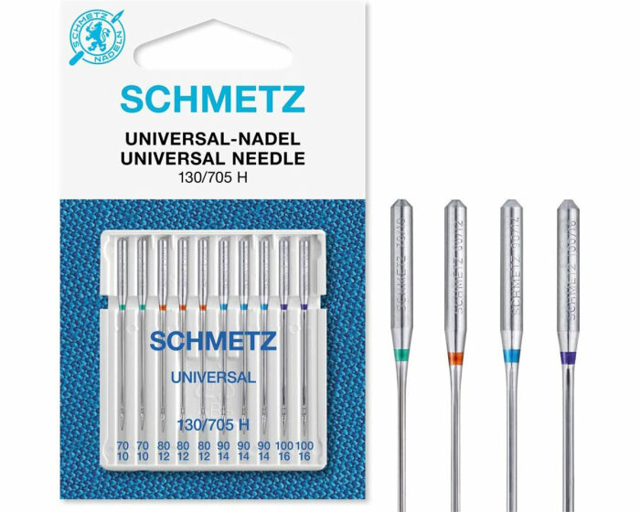 Nähmaschinennadeln UNIVERSAL, 10 Stück, Schmetz 70-110 sortiert