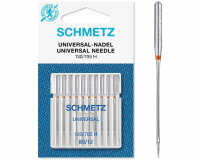 Nähmaschinennadeln UNIVERSAL, 10 Stück, Schmetz 70-110 sortiert