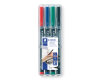 4er-Set Folienstift permanent LUMOCOLOR SET, Staedtler mittel (1 mm)