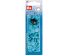 Druckknöpfe Color Snaps BLUMEN, Prym Love hellblau