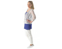 Zwischenmass Schnittmuster BLUSE ZUM BINDEN, 168 K (Kleiner Umfang)