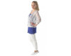Zwischenmass Schnittmuster BLUSE ZUM BINDEN, 168 K (Kleiner Umfang)