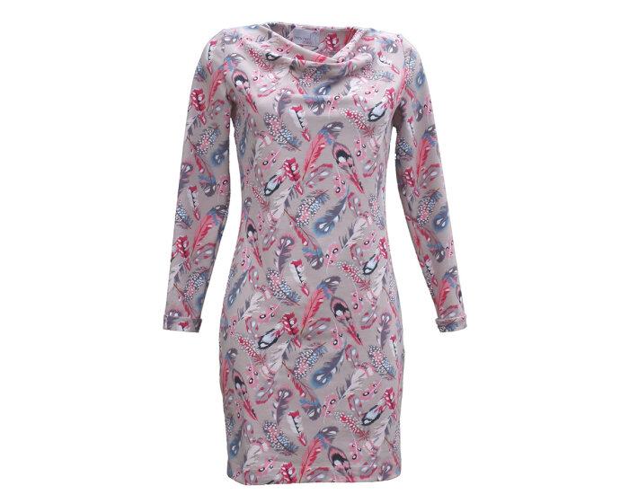 Zwischenmass Schnittmuster KLEID MIT WASSERFALLAUSSCHNITT, 168 K (Kleiner Umfang)