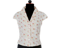 Zwischenmass Schnittmuster BLUSE MIT ÜBERZOGENEN SCHULTERN, 168 K (Kleiner Umfang)