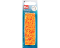 Kunststoff-Druckknöpfe COLOR SNAPS STERNE, 5 Farben, gold