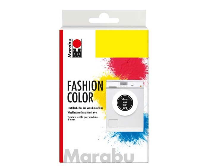 Waschmaschinenfärbefarbe FASHION COLOR, Marabu schwarz