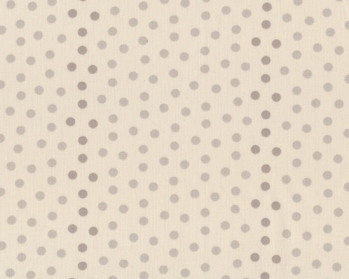 Patchworkstoff SWEET BLEND PRINTS, Punkte, hellbeige-natur dunkel, Moda Fabrics