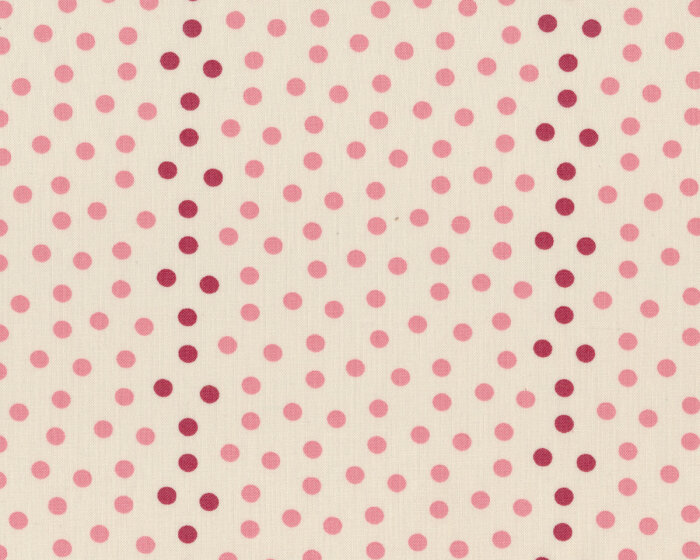 Patchworkstoff SWEET BLEND PRINTS, Punkte, hellbeige-stumpfes altrosa, Moda Fabrics
