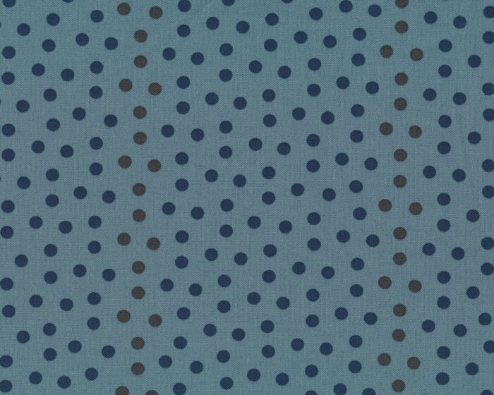 Patchworkstoff SWEET BLEND PRINTS, Punkte, graublau-nachtblau, Moda Fabrics