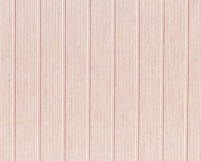 Patchwork-Webstoff SNOWFALL WOVENS, Milimeter-Streifen, creme-stumpfes rot, Moda Fabrics