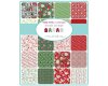 Patchworkstoff MERRY MERRY, Rauten, dunkelrot-gebrochenes weiß, Moda Fabrics