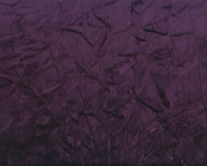 Samt-Polsterstoff LUSTRO SYLVANA, Crash, aubergine