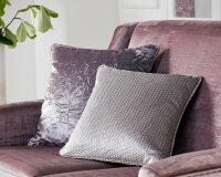 Samt-Polsterstoff LUSTRO LORETO, Netzmuster, fuchsia