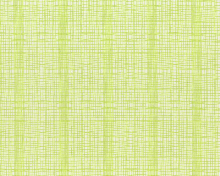 B-Ware Bio-Patchworkstoff STITCH CHECK, Strichel-Raster, hellgrün-gebrochenes weiß, Jane Makower