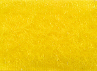 Klettband PREMIUM, nähbar, 20 mm Flausch gelb