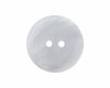 Weiß transparenter Kunststoffknopf in Perlmuttoptik PEARL, Union Knopf 14 mm