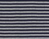 Westfalenstoff Feinripp-Jersey SWEET STRIPES, Streifen, marineblau-grau meliert