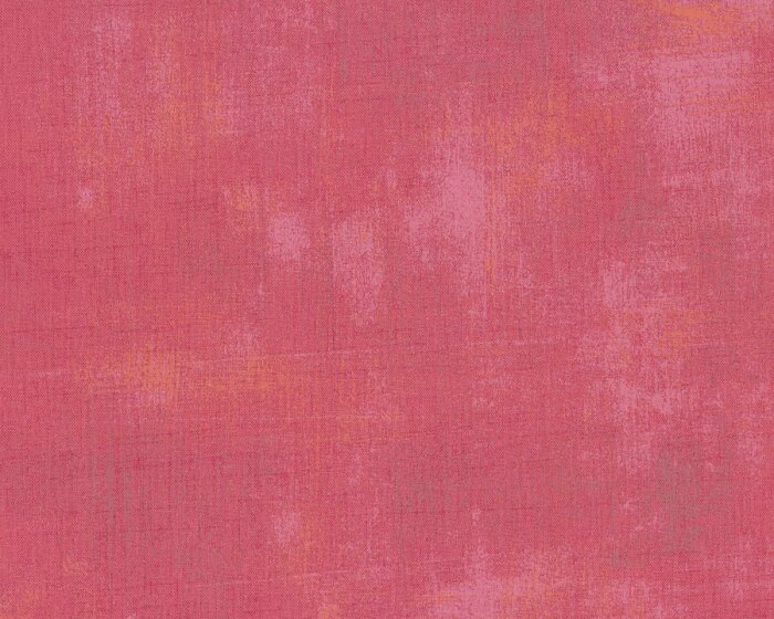 Patchworkstoff GRUNGE, uni streifig-meliert, kräftiges lachsrosa, Moda Fabrics