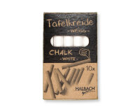 Tafelkreide CHALK WHITE, 10 Stück, weiß