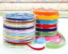 Samtband FLAUSCH, 2 Breiten, 38 Farben 16 mm aubergine