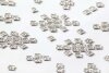 Swarovski-Strasssteine LOCHQUADRAT, 6 mm 10 Stück