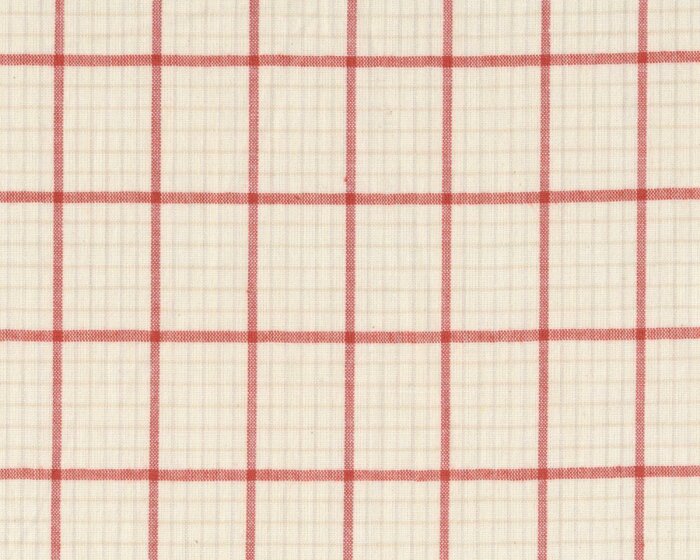Patchwork-Webstoff SNOWBERRY WOVENS, Gitter-Karo, creme-rostrot, Moda Fabrics
