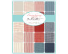 Patchwork-Webstoff SNOWBERRY WOVENS, Gitter-Karo, creme-rostrot, Moda Fabrics