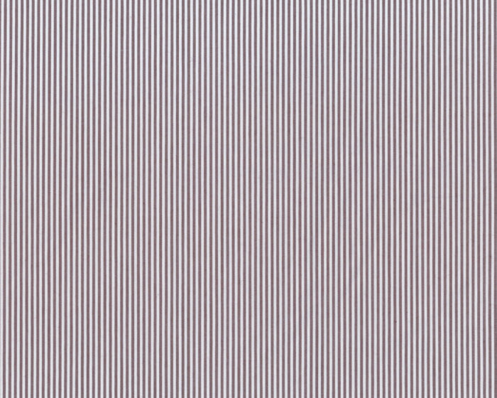 Designer Baumwollstoff GREGORI, Vichy-Streifen, graubraun-weiß