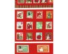 60-cm-Patchworkstoff-Abschnitt, Adventskalender A TIME OF WONDER, Weihnachtsmann