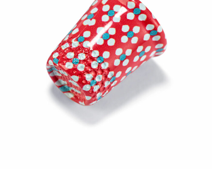 Fingerhut PRYM LOVE, Blüten rot, Größe M