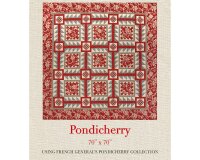 Patchwork-Anleitung PONDICHERRY, quadratischer Quilt,...