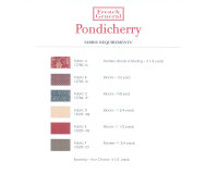 Patchwork-Anleitung PONDICHERRY, quadratischer Quilt, Moda Fabrics