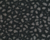 Strickwalk aus Wolle UPPSALA, Blütennetz, grau-schwarz