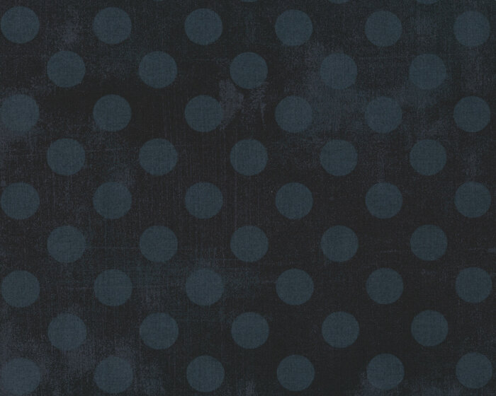 Patchworkstoff HITS THE SPOT, Punkte-Schraffur, schwarz, Moda Fabrics