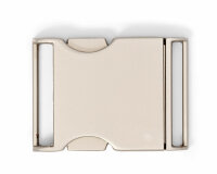 Gürtelschnalle mit Steckverschluss, silber, Prym 40 mm
