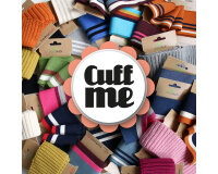 Bio-Bündchen CUFF ME GLAM, weinrot, Hamburger Liebe