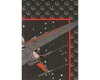 90-cm-Panel Patchworkstoff STAR WARS: THE LAST JEDI, X-Wing-Fighter, dunkelgrau-orange